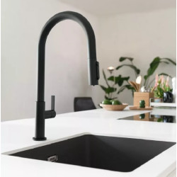 Baterie pentru chiuveta Franke Maris Slim J Pull Down (Black) Thumb