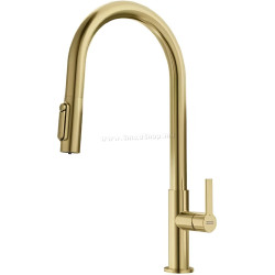 Baterie pentru chiuveta Franke Maris Slim J Pull Down (Gold)