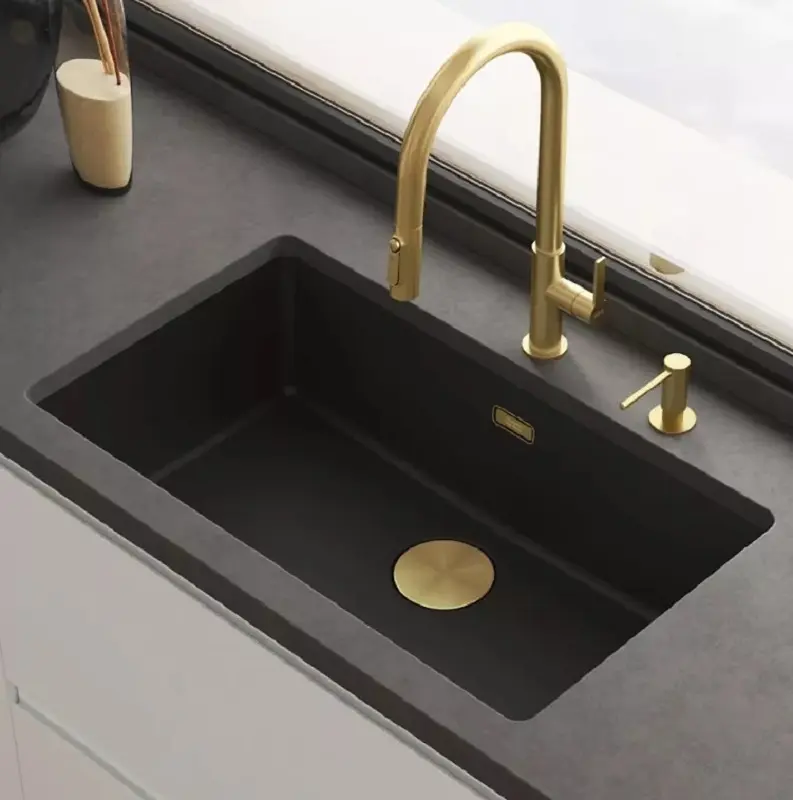 Смеситель для мойки Franke Maris Slim J Pull Down (Gold)