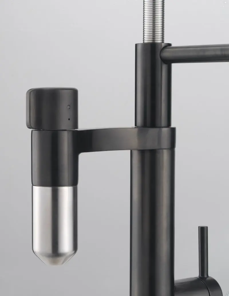 Смеситель для мойки Franke Mythos Vital Semi Pro M 120.0621.313 (Black/Inox) - 6