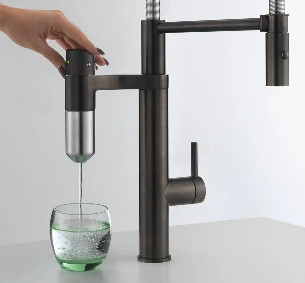 Смеситель для мойки Franke Mythos Vital Semi Pro M 120.0621.313 (Black/Inox) - 8