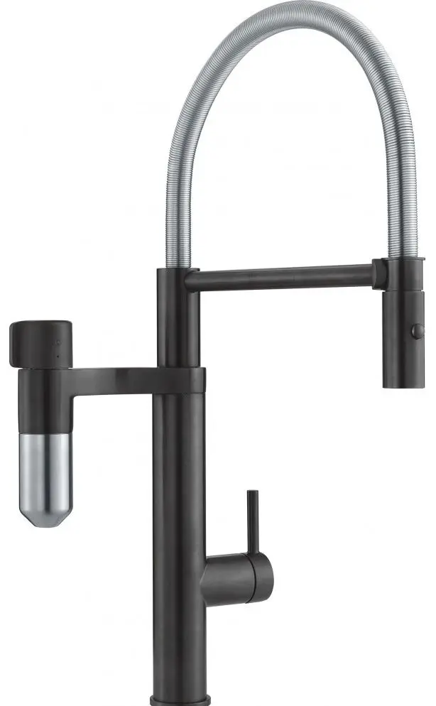 Смеситель для мойки Franke Mythos Vital Semi Pro M 120.0621.313 (Black/Inox)