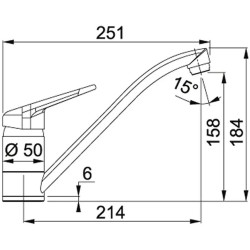 Смеситель для мойки Franke Novara Plus 115.0470.653 (Sahara) Thumb