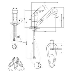 Baterie pentru chiuveta Franke Novara Plus 115.0470.675 (Black) Thumb