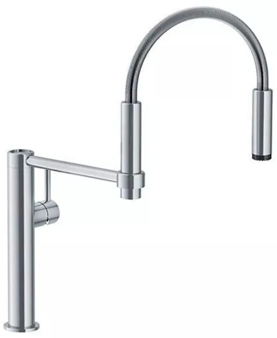 Baterie pentru chiuveta Franke Pescara Semi-Pro L Pull Out Spray (Chrome)
