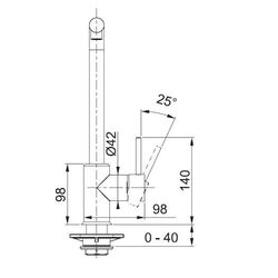 Baterie pentru chiuveta Franke Sirius 115.0668.280 (Chrome) Thumb