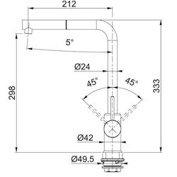 Baterie pentru chiuveta Franke Sirius 115.0668.383 (Beige) Thumb
