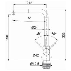 Baterie pentru chiuveta Franke Sirius Pull Out Nozzle (Bianco) Thumb