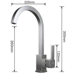 Baterie pentru chiuveta Frap F4052-5 (Satin) Thumb