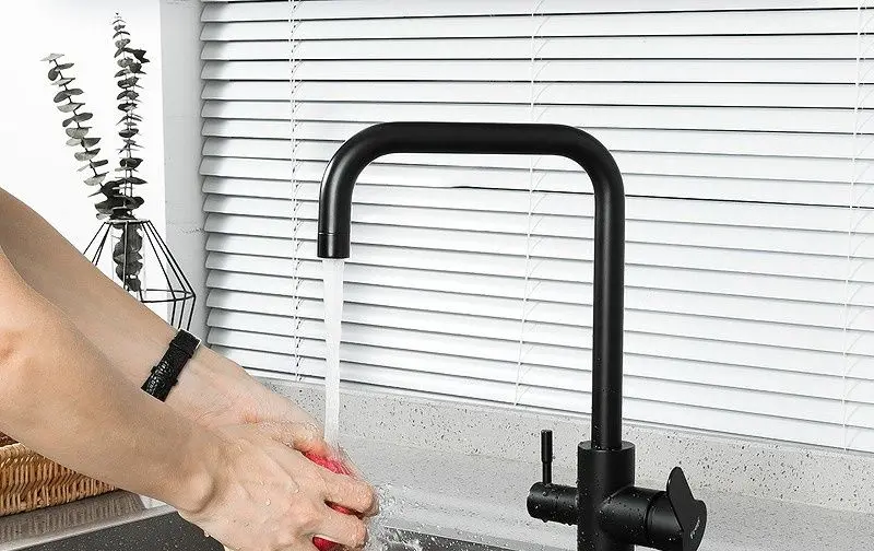 Baterie chiuveta Frap H801-6 F43801-6 (Black) - 4