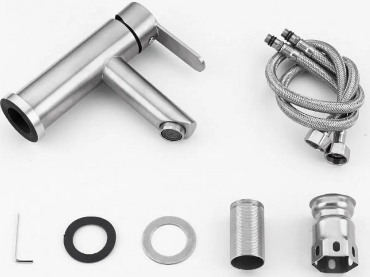 Baterie pentru lavoar Frap F10801 (Satin) - 4