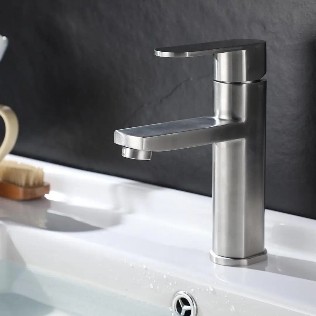 Baterie pentru lavoar Frap F10805 (Satin) - 3