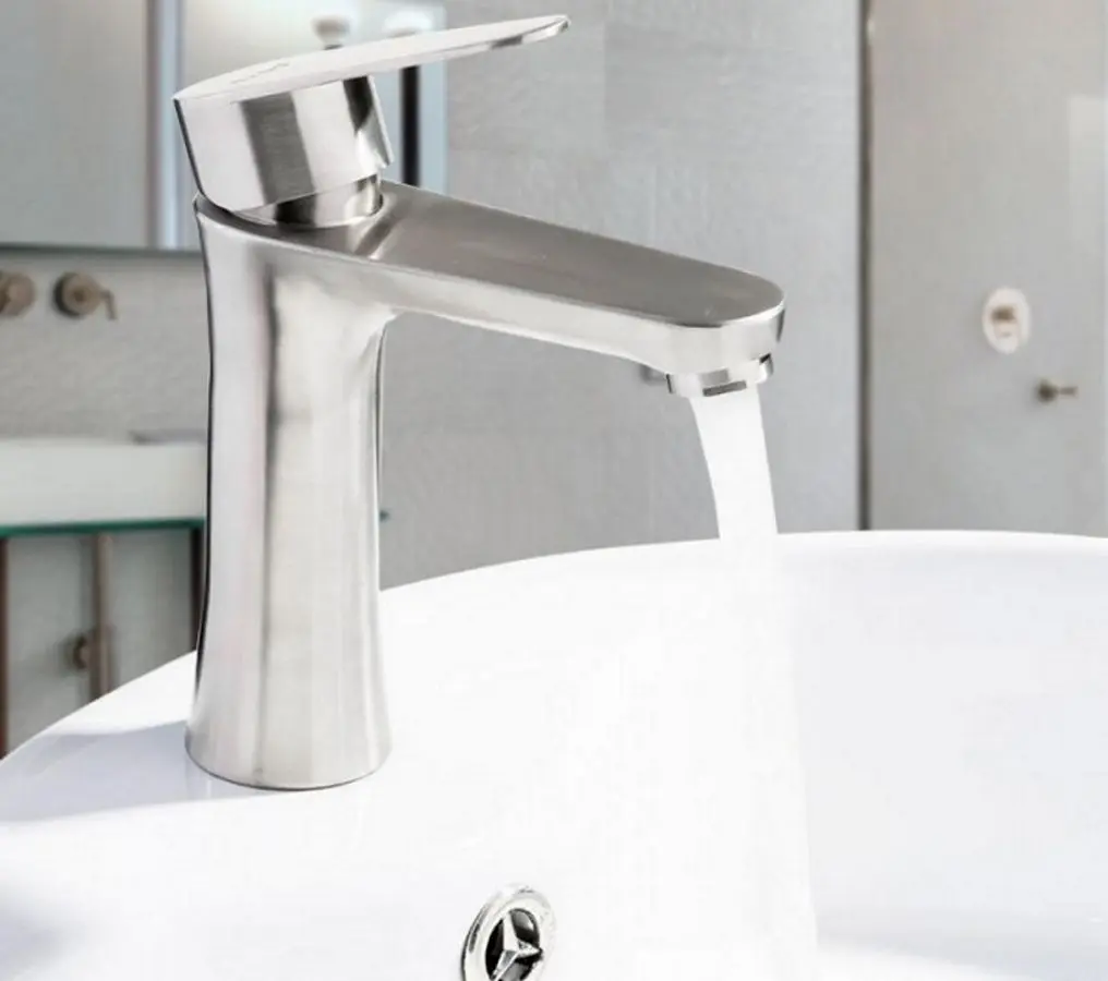 Baterie pentru lavoar Frap H48 F1048 (Inox) - 3