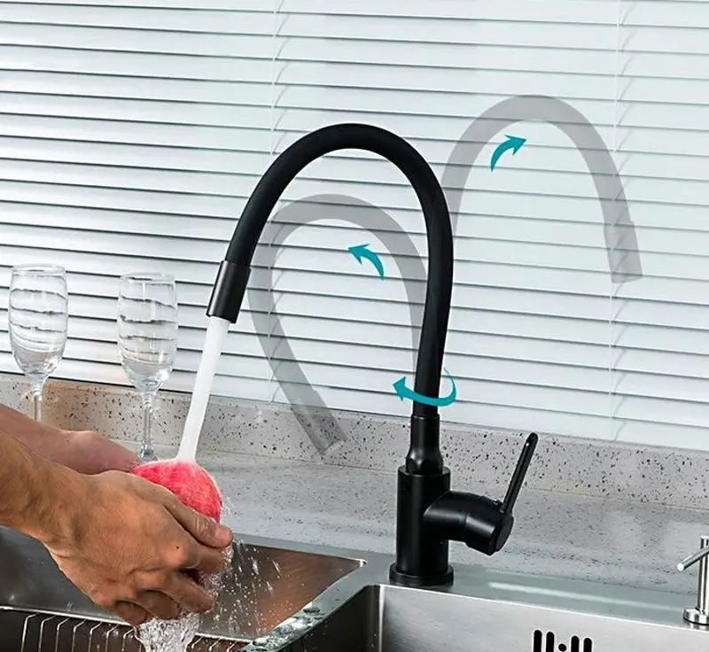 Смеситель для мойки Frud R052 R42052-32 (Black)