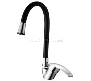 Смеситель для мойки Frud R055 R40055-2 (Black/Chrome)