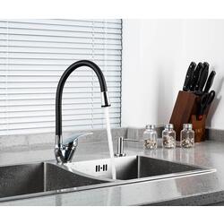 Смеситель для мойки Frud R055 R40055-2 (Black/Chrome) Thumb