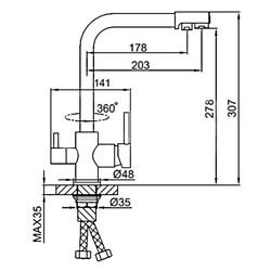 Baterie chiuveta Frud R43053 (Chrome) Thumb