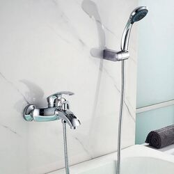 Baterie pentru cada si dus G-Ferro Hansberg 009 euro (Chrome) Thumb