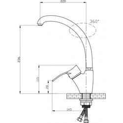 Baterie pentru chiuveta GF S-03-007F-3 (Chrome) Thumb