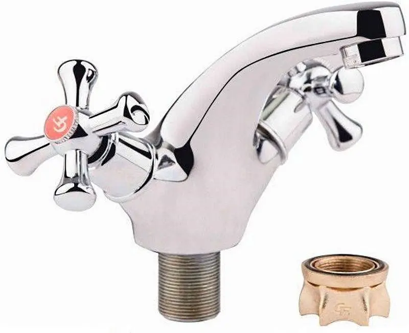 Смеситель для умывальника GF (CRM)/S-22-161F (Chrome) - 3