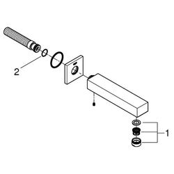 Cap baterie Grohe Eurocube 13303000 (Chrome) Thumb
