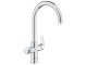 Baterie pentru chiuveta + filtru de apa Grohe Blue Pure Baucurve 30555000 (Chrome)