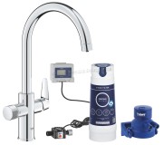 Baterie pentru chiuveta + filtru de apa Grohe Blue Pure Baucurve 30555000 (Chrome)