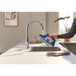 Смеситель для мойки + фильтр для воды Grohe Blue Pure Baucurve 30555000 (Chrome) Thumb