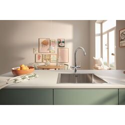 Смеситель для мойки + фильтр для воды Grohe Blue Pure Baucurve 30555000 (Chrome) Thumb