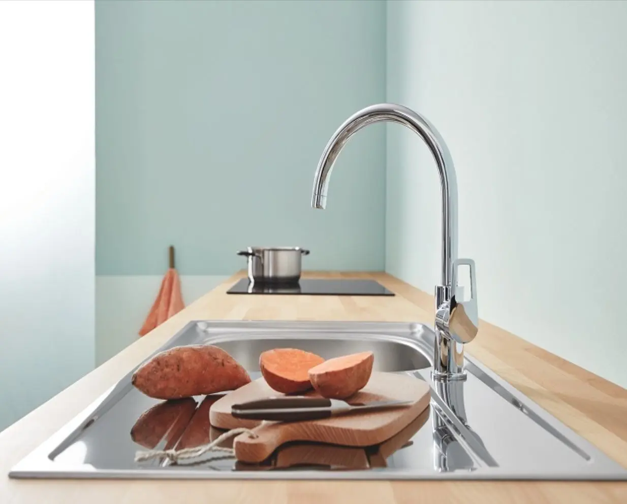 Смеситель для мойки Grohe BauLoop 31368001 (Chrome) - 3