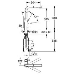 Смеситель для мойки Grohe Essence 30270AL0 (Dark Graphite) Thumb
