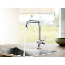 Baterie pentru chiuveta Hansa Basic 55562203 (Chrome) Thumb