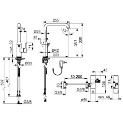 Смеситель для мойки Hansa Vantis Style Hybrid 54212209 (Chrome) Thumb