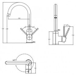 Смеситель для мойки Helika Sabia 5523 Thumb