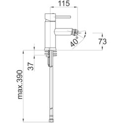 Смеситель для биде Herz Fresh f50 UH00537 (Chrome) Thumb
