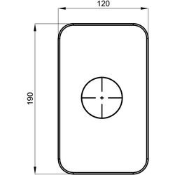 Baterie pentru dus Herz Elite UH12246B (Black) Thumb