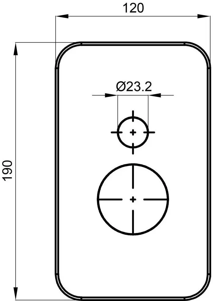 Baterie pentru dus Herz Elite UH12247 (Chrome)