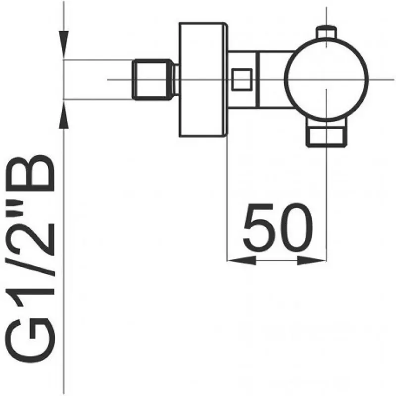 Baterie pentru dus Herz Fresh t40 UH00440 (Chrome)