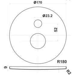 Baterie pentru cada si dus Herz Fresh UH12260 (Chrome) Thumb