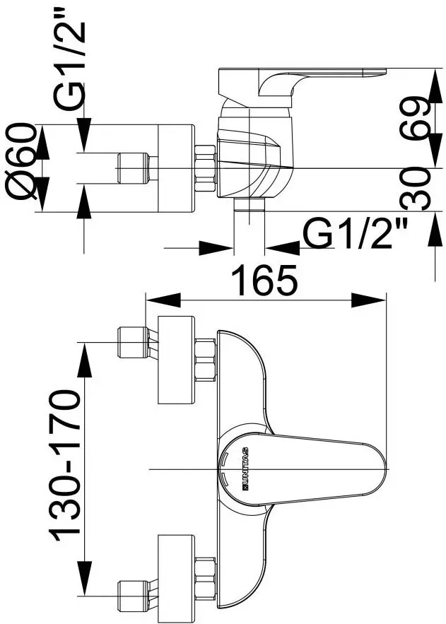 Baterie pentru dus Herz Infinity i40 UH00401 (Chrome)