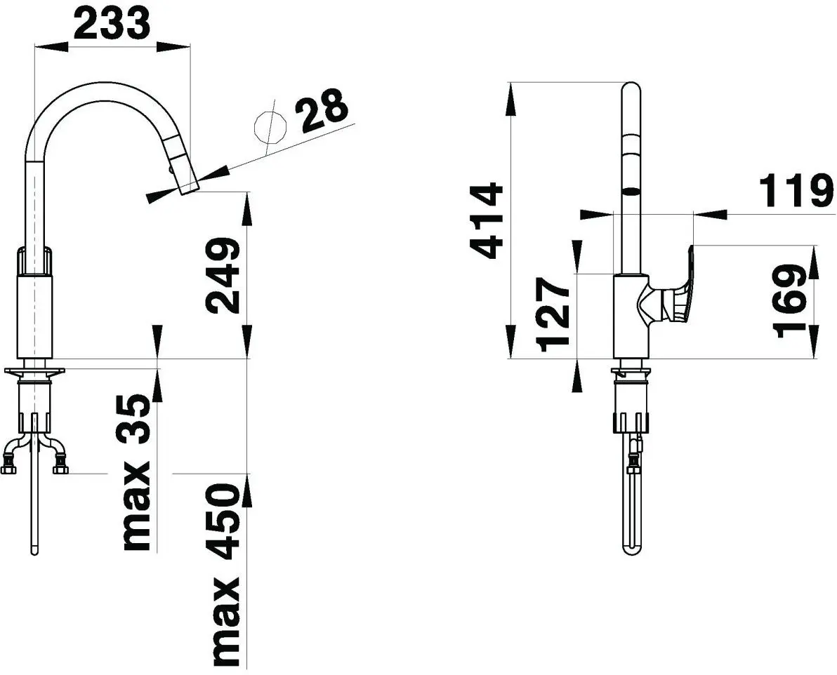 Смеситель для мойки Herz Elite e22 UH00111 (Chrome)