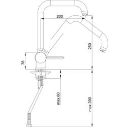 Смеситель для мойки Herz Fresh f32 UH00147 (Chrome) Thumb