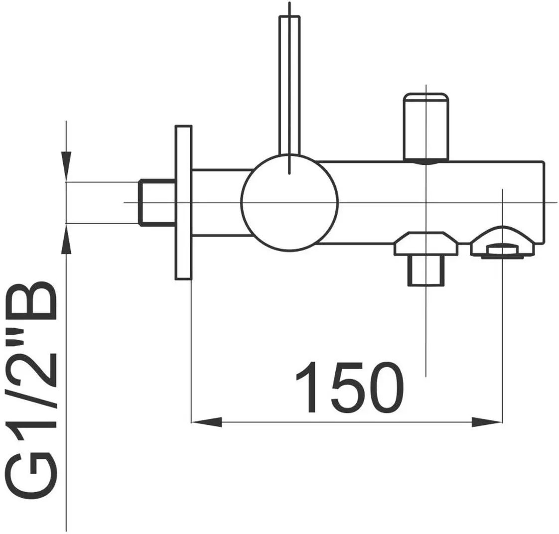 Baterie pentru cada si dus Herz Fresh f30 UH00334 (Chrome)