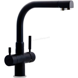 Смеситель для мойки Hoff 3301 B (Black)