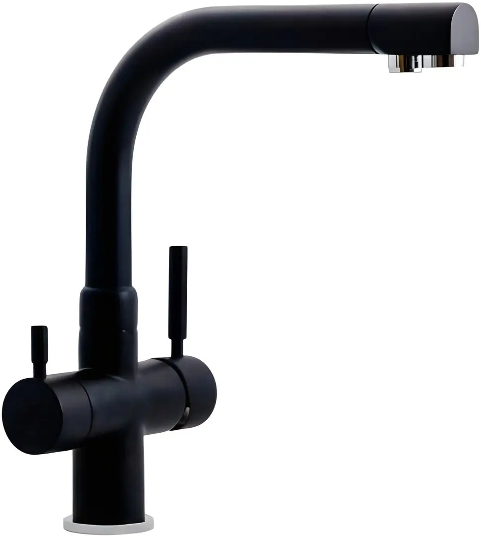 Смеситель для мойки Hoff 3301 B (Black)