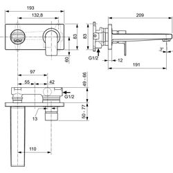 Baterie pentru lavoar Ideal Standard Edge A7116AA (Chrome) Thumb