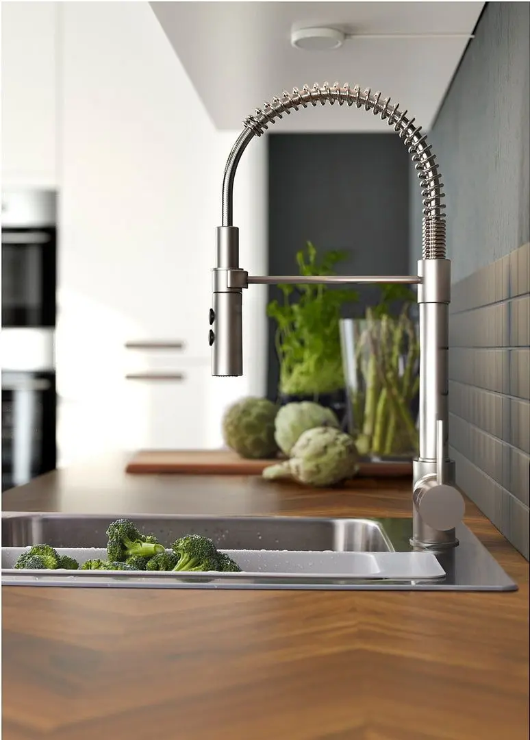 Baterie pentru chiuveta Ikea Vimmern duş manual (Inox) - 6