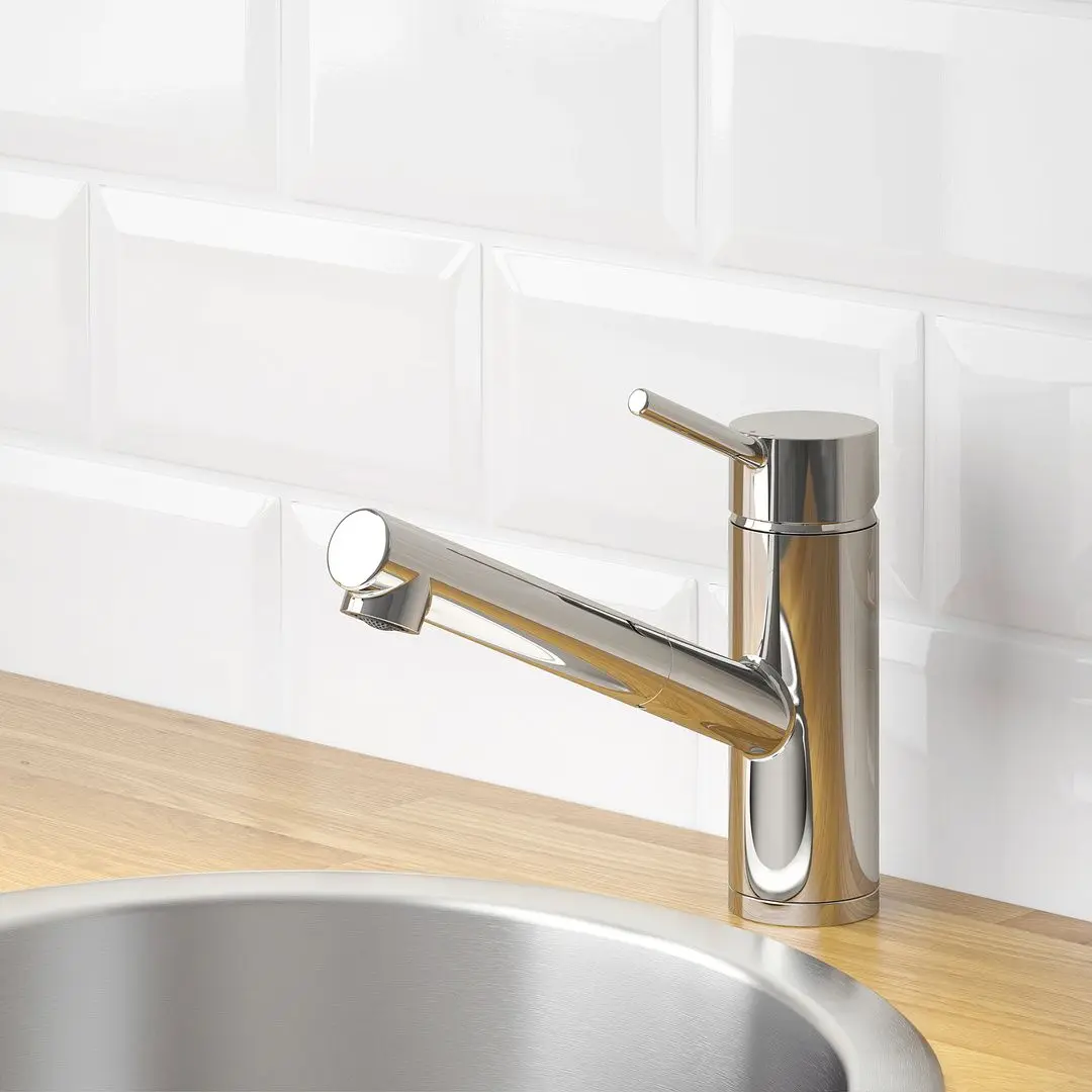 Baterie pentru chiuveta Ikea Yttran dus extractibil (Chrome) - 2