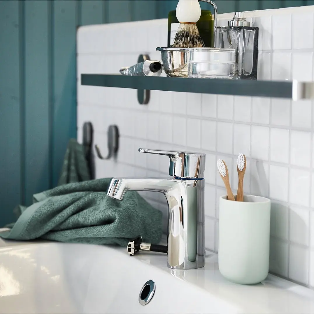 Baterie pentru lavoar Ikea Brogrund (Chrome) - 6