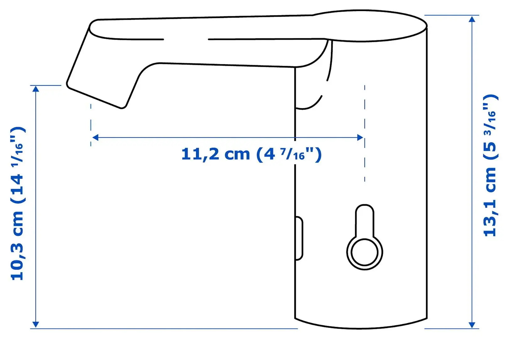 Baterie pentru lavoar Ikea Brogrund 004.233.54 (Chrome)